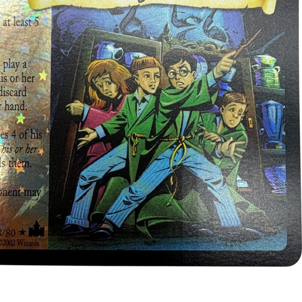 Harry Potter TCG Midnight Duel 18/80 Holo Rare Chamber of Secrets 2002 Vintage
